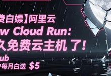 【免费白嫖】阿里云 Claw Cloud Run：永久免费云主机来了！GitHub 老用户每月白送 $5-Puo's 菜园子