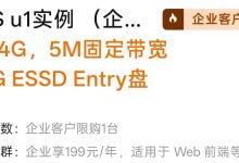 199元=独立IP+不限流量+2核4G5M？阿里云U1实例，小公司的真香之选~-Puo's 菜园子
